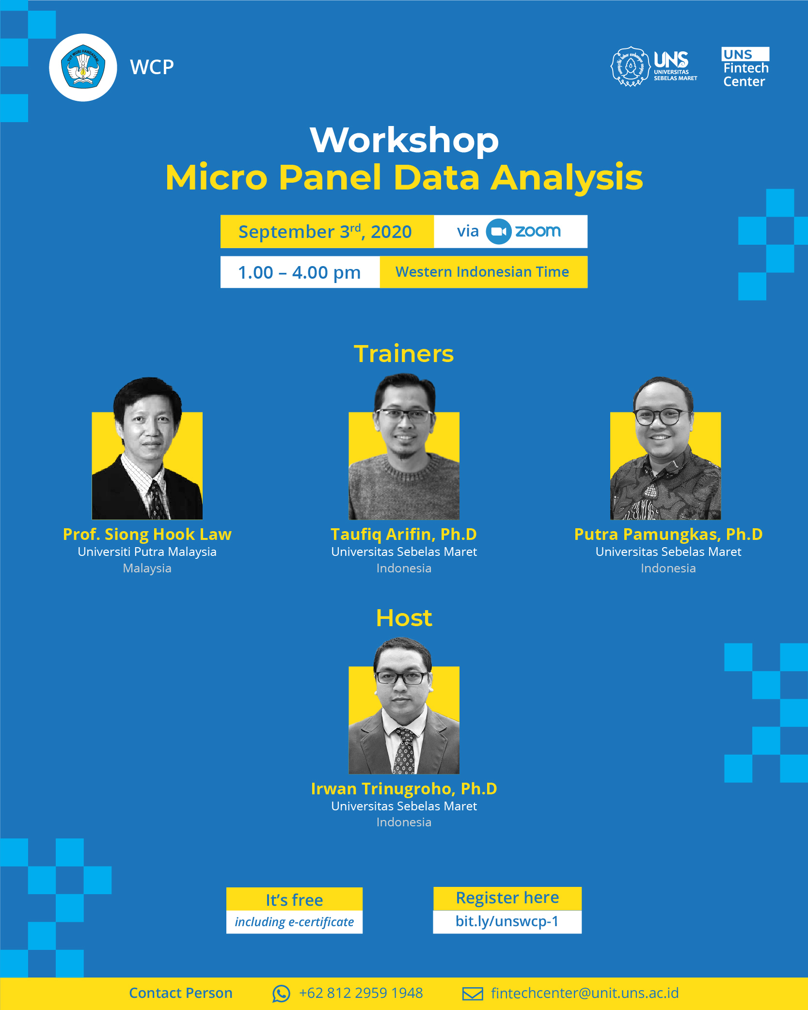 Online Workshop-Micro Panel Data Analysis
