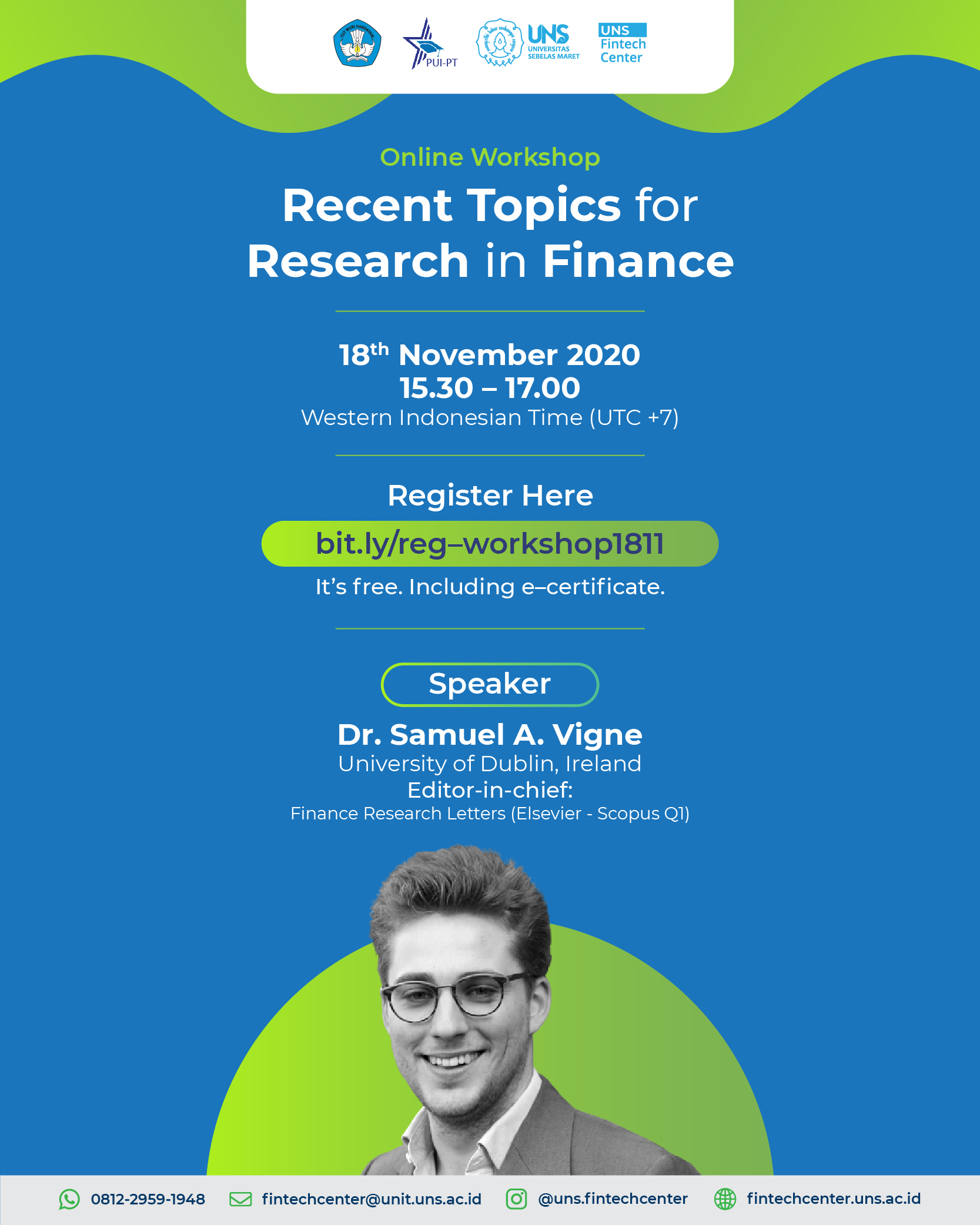 Workshop-Recent Topic for Research in Finance