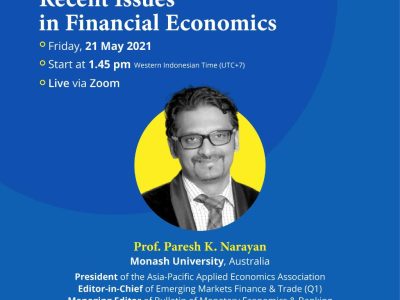 Public Lecture: Recent Issues in Financial Economics